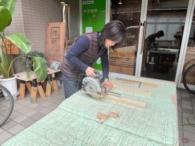 女性に人気！DIY基本体験「丸ノコ編」